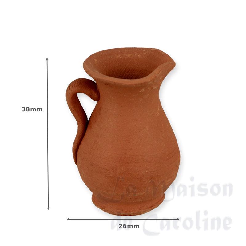 Haute cruche terre cuite 4 cm Bilder 1