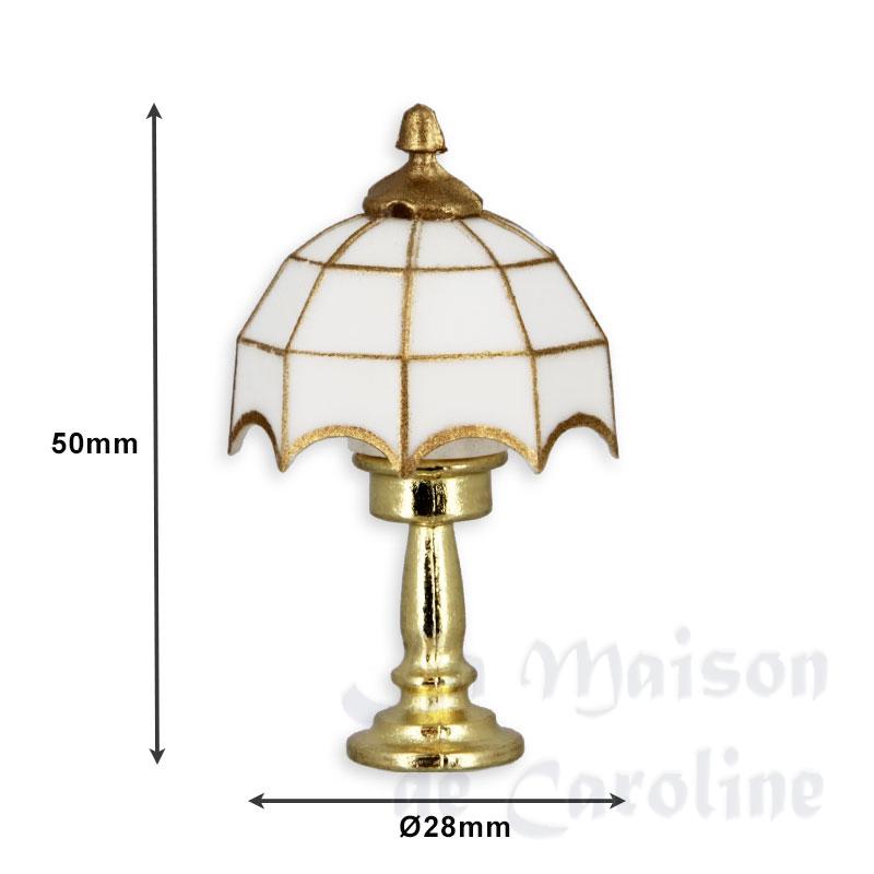 Lampe Tiffany abat-jour blanc Bilder 1