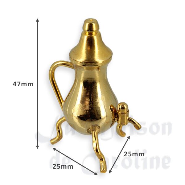 Samovar laiton miniature 1/12 photo 2