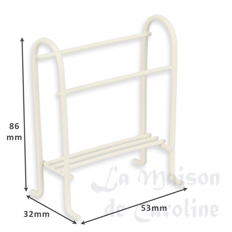 porte-serviettes blanc  miniature 1/12 photo 2