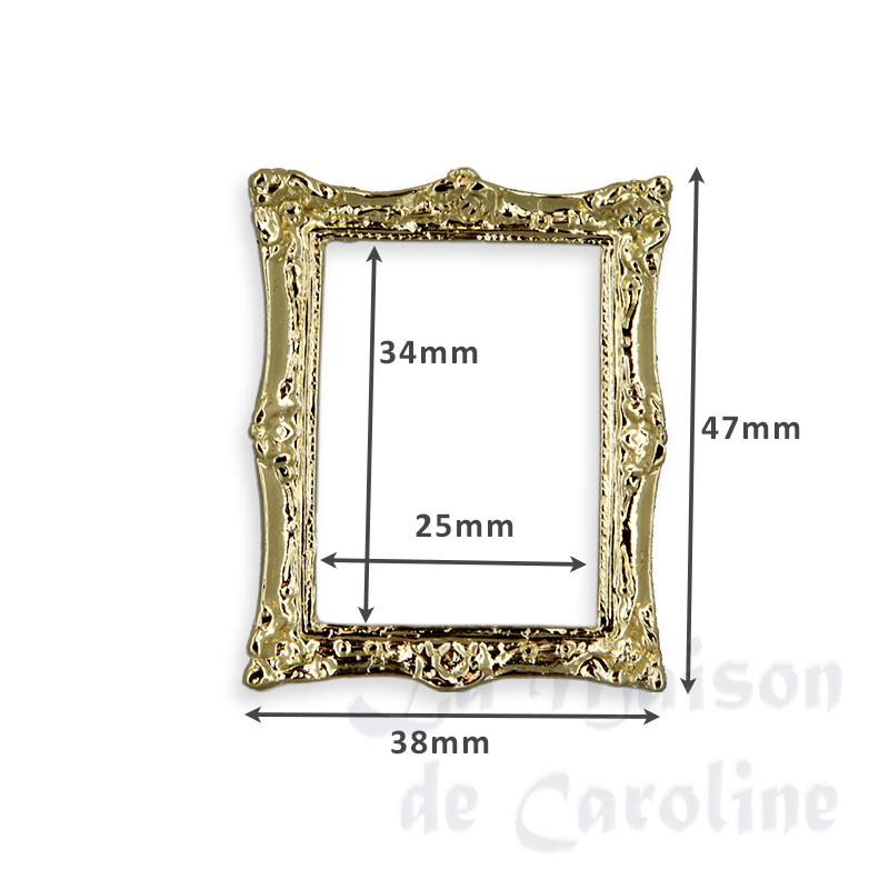 Cadre laiton miniature 1/12 photo 2