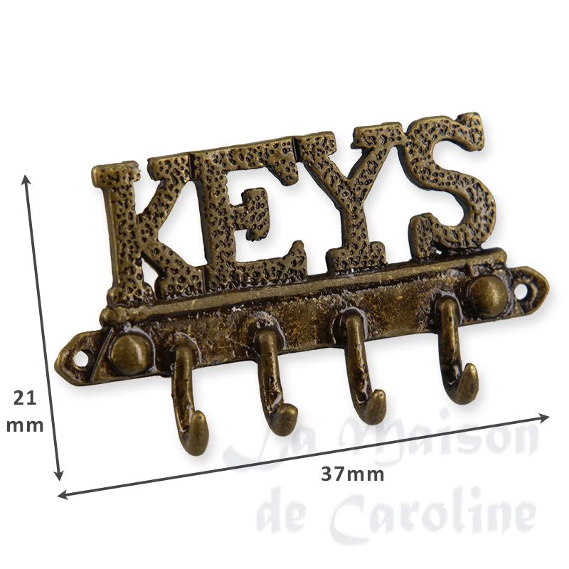 porte cles mural antique  miniature 1/12 photo 2