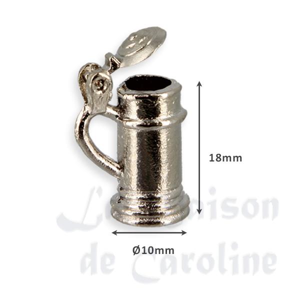 Chope à bière étain miniature 1/12 photo 2