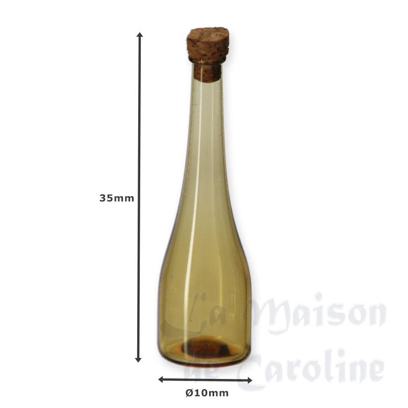 Bouteille jaune avec bouchon liège Bilder 1