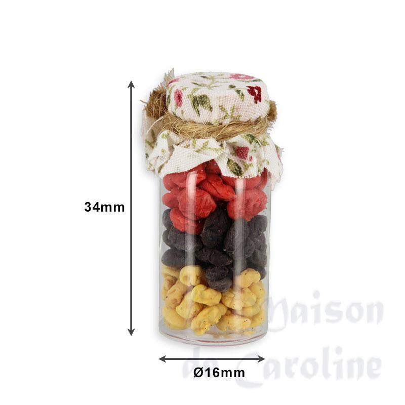 conserve de fruits secs en bocal miniature 1:12e Bilder 1