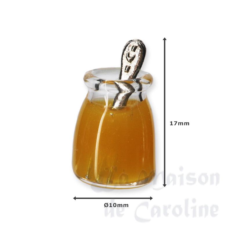 Pot de miel avec cuillere Bilder 1
