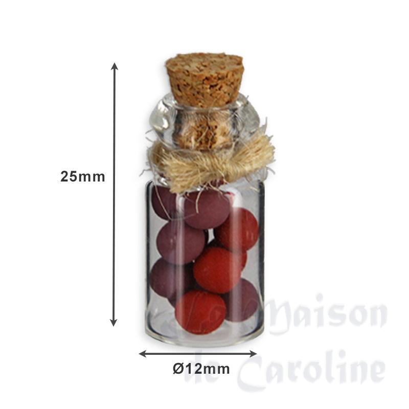 conserve dans pot en verre cerises et prunes  miniature 1/12
