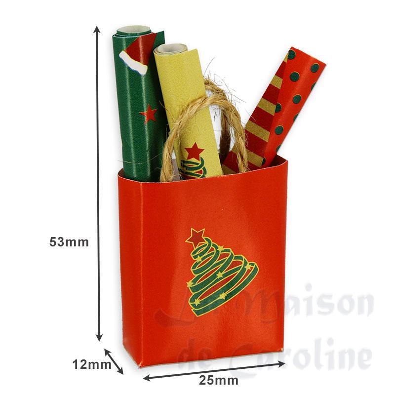 Sac cadeau Noël avec papiers cadeaux Bilder 1