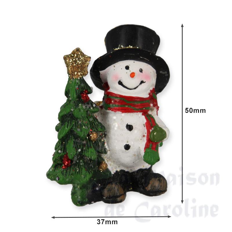 Bonhomme de neige av sapin miniature 1/12 photo 2