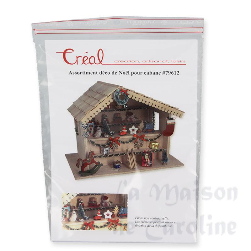 Chalet avec kit décoration de Noël  et tuiles pour 79612 Bilder 1