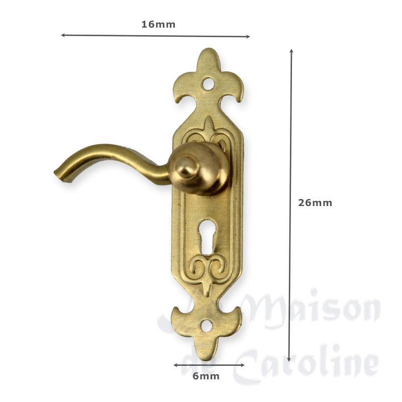 Set poignée porte plaque lys- 2 pcs Bilder 1