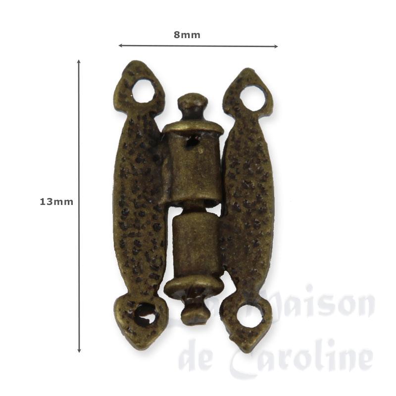 2 Charnières de porte a gonds antique Bilder 1