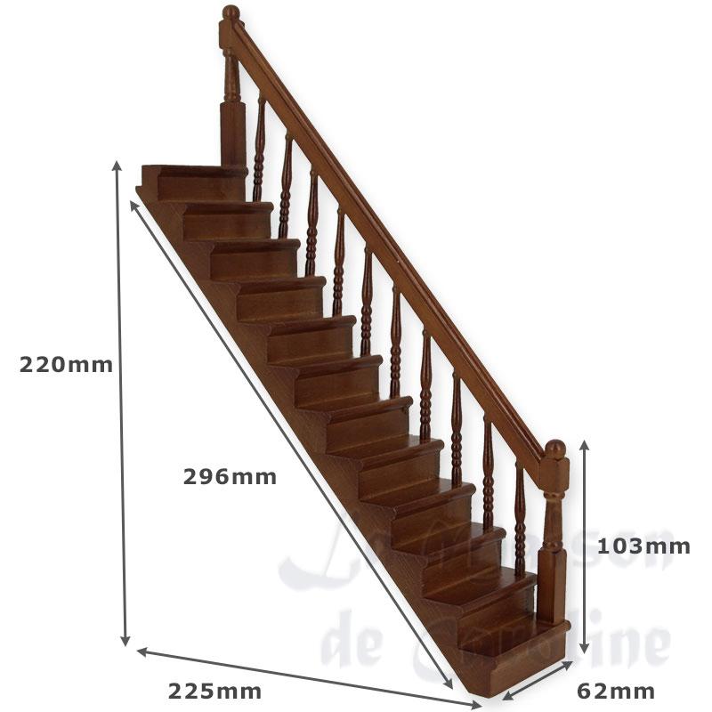 Escalier rampe à droite noyer Bilder 1