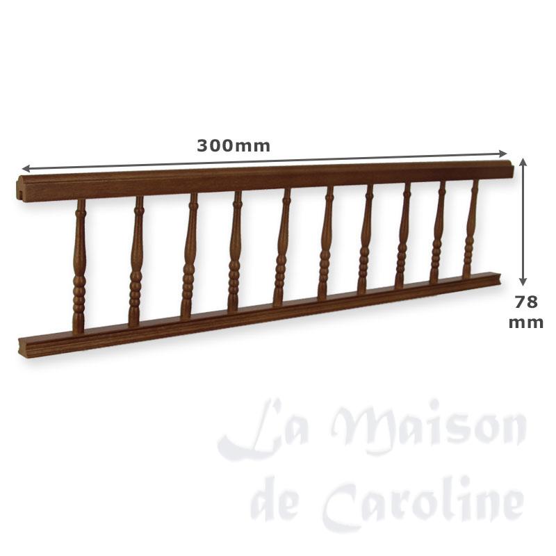 Balustrade assemblée noyer Bilder 1