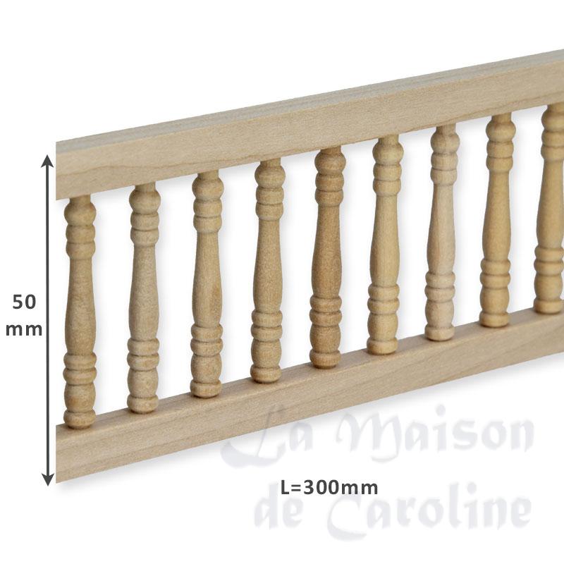 Balustrade décorative pour maisons de poupées 1/12 photo 2