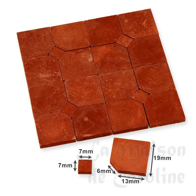 Carrelage terre cuite- 1coupe+cabochon Bilder 1
