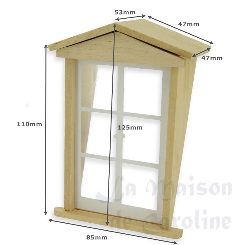 Chien-assis 17° avec plexi pour maisons de poupées 1/12