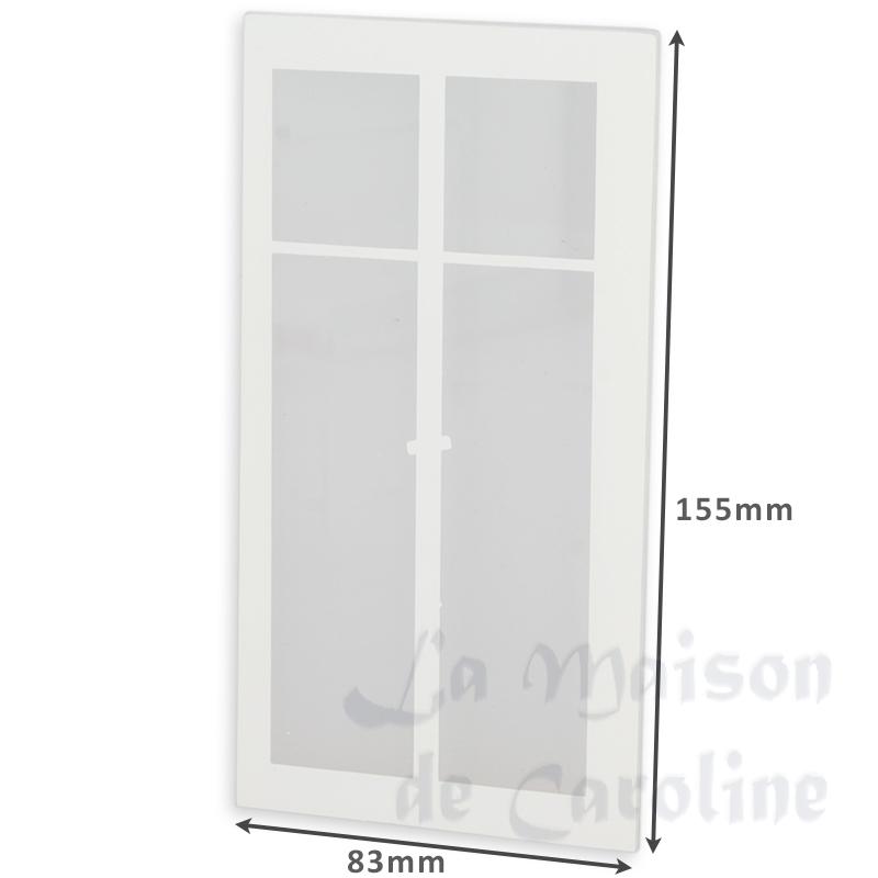 Plexi pour fenêtres pour maisons de poupées 1/12 photo 2