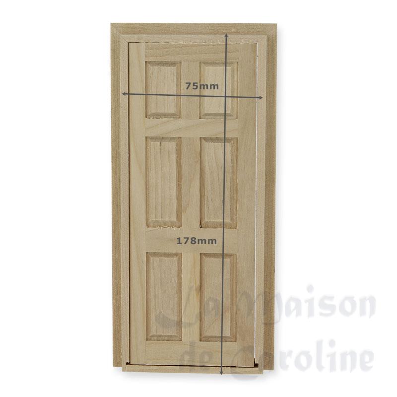 Porte 6 panneaux non vernie Bilder 2