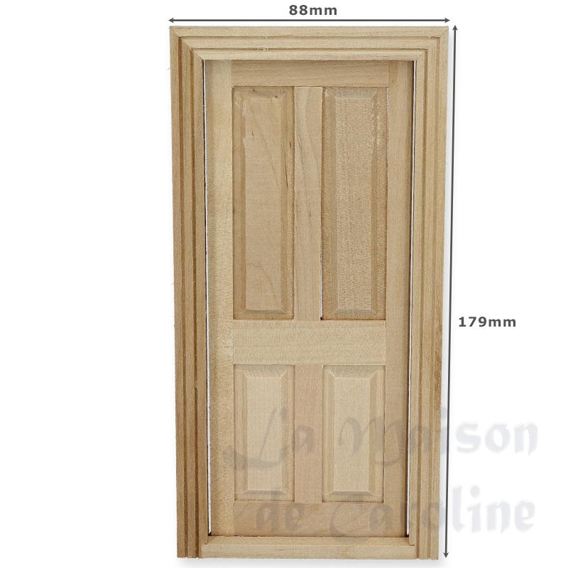 Porte 4 panneaux non vernie Bilder 1