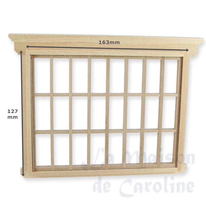 Grande fenêtre 24 carreaux non verni Bilder 2