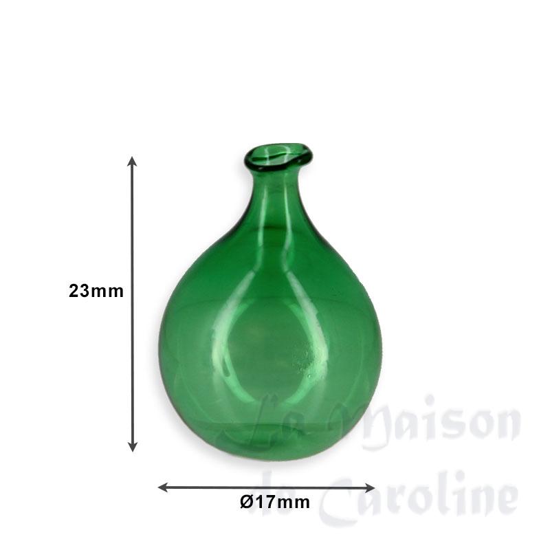 Bocal en verre vert Bilder 1