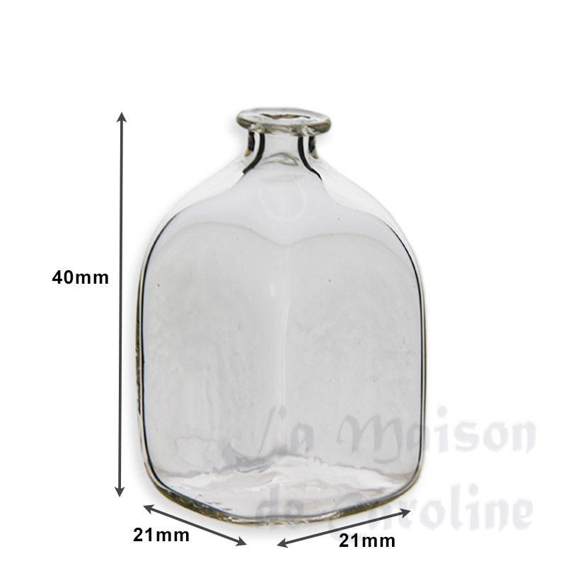 Bocal en verre carré miniature 1/12 photo 2 Bocal en verre carré miniature 1/12 photo 2
