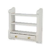 Etagere murale av tiroirs blanche