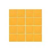 Carrelage mural PVC uni jaune pour maisons de poupées 1/12