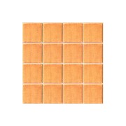 Carrelage mural PVC mordore orange pour maisons de poupées 1/12