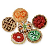petite tarte (divers modèles) miniature 1:12e