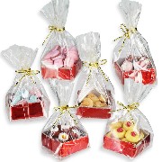 boîte rouge de présentation avec cookies ou macarons 1pc  miniature 1/12