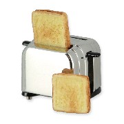 Toaster avec toasts