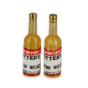 2 bouteilles jaunes miniature 1/12