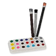 Set peinture à l'eau et pinceaux