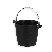 Seau noir miniature 1/12