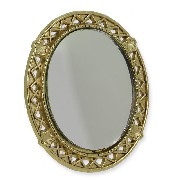 Miroir oval antique