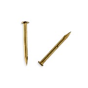 Clous laiton 6 mm- 100 pcs pour maisons de poupées 1/12