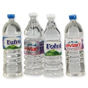 4 bouteilles d eau assorties