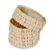 Panier rond en paille