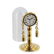 Pendule laiton avec globe