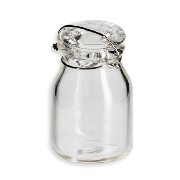 Bocal de conserve en verre miniature 1/12