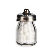 Pot de coton boules miniature 1/12