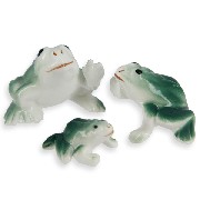 Famille Grenouille 3 pcs miniature 1/12