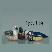 Canard peint miniature 1/12