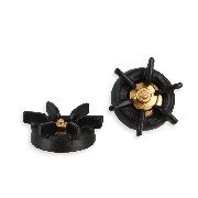 2 Bruleurs gaz pour maisons de poupées 1/12