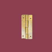 4 Charnieres laiton rectangulaires pour maisons de poupées 1/12