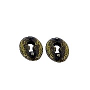 2 Rosaces antique pour trou de cle