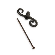 Paire de loquets pour volets pour maisons de poupées 1/12