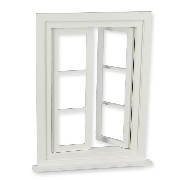 Petite fenêtre fonctionnelle blanche